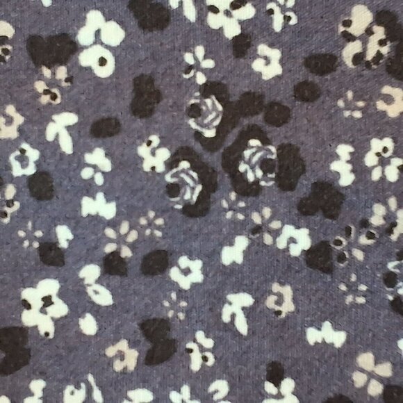 Benson Mens Long-Sleeve Navy Floral Button-Down Shirt With Chest Pockets & Adjus - Picture 6 of 8